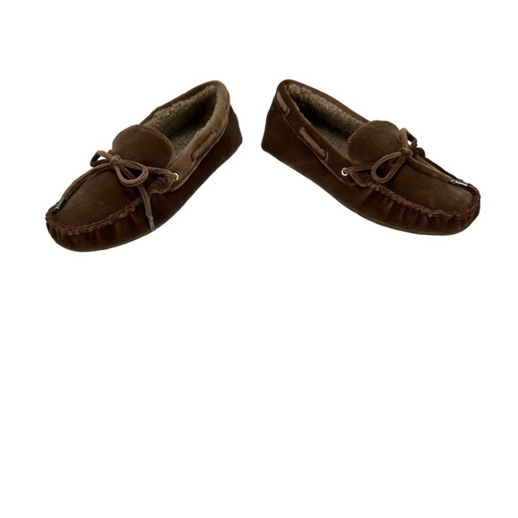 Aerosoles Winter Boater Faux Suede Casual Slip-On Moccasins - Brown - size 9 M - Picture 6 of 9